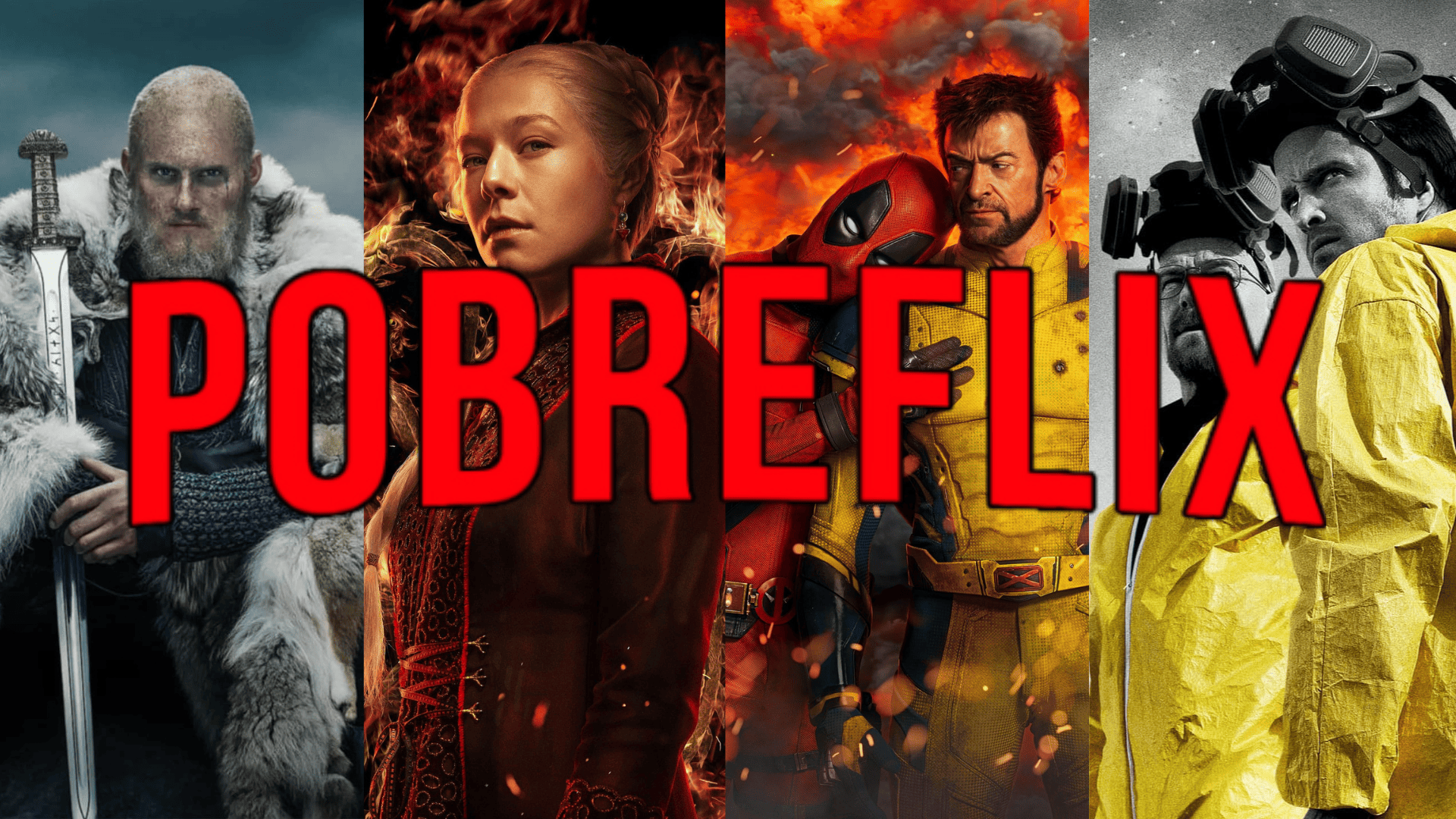 Banner do Pobreflix com Destaques